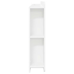 Cabinet de Tête de Lit avec stockage Blanc Bois d'ingénierie 628327628327