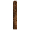 Cabinet de Tête de Lit avec LED Chêne Fumé Bois d'ingénierie 628329628329