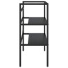 Cadre de lavabo de salle de bain Noir 79x38x83 cm Fer 628330628330