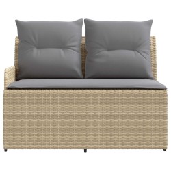 Canapé de jardin avec accoudoirs et table relevable 2 Pièce 628333628333