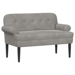Canapé love seat avec capitonnage en boutons Gris clair 628336628336