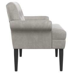 Canapé love seat avec capitonnage en boutons Gris clair 628336628336
