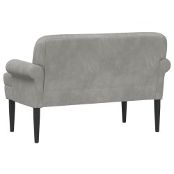 Canapé love seat avec capitonnage en boutons Gris clair 628336628336