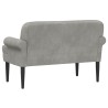 Canapé love seat avec capitonnage en boutons Gris clair 628336628336