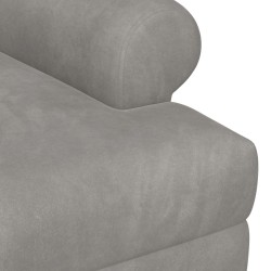 Canapé love seat avec capitonnage en boutons Gris clair 628336628336
