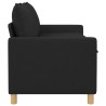 Canapé Noir 156 x 81 x 87,5 cm Tissu 628339628339