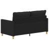 Canapé Noir 156 x 81 x 87,5 cm Tissu 628339628339