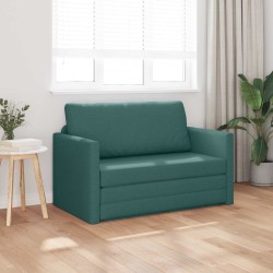 Canapé-Lit 110cm Vert foncé tissu 628340628340