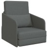 Canapé-Lit Gris foncé 65 x 80 x 83 cm tissu 628355628355