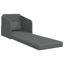 Canapé-Lit Gris foncé 65 x 80 x 83 cm tissu 628355628355