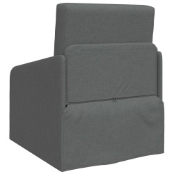 Canapé-Lit Gris foncé 65 x 80 x 83 cm tissu 628355628355