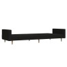 Canapé-lit à 2 places noir tissu 628358628358