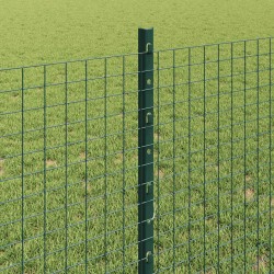 Clôture en fil soudé avec poteaux 50 x 0,8 m Vert Maille 628359628359