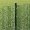 Clôture en fil soudé avec poteaux 100 x 0,6 m Vert Maille 628360628360