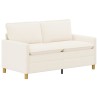 Canapé Crème 156 x 81 x 87,5 cm Tissu 628367628367