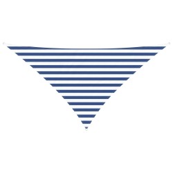 Voile d'ombre Bleu et Blanc 2,5 x 2,5 x 3,5 m 628368628368
