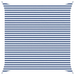 Voile d'ombre Bleu et Blanc 4,5 x 4,5 m 100 % polyester Oxford 628369628369