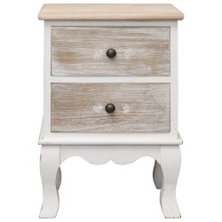 2 pcs Tables de chevet 35x30x50 cm Bois de Paulownia 628370628370