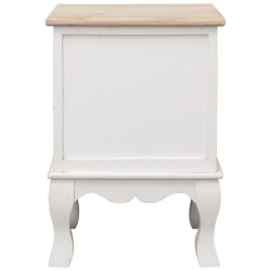 2 pcs Tables de chevet 35x30x50 cm Bois de Paulownia 628370628370