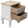 2 pcs Tables de chevet 35x30x50 cm Bois de Paulownia 628370628370