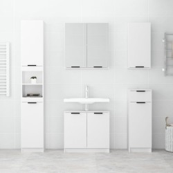 Armoire à miroir de salle de bain Blanc 64x20x67 cm 628374628374