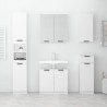 Armoire à miroir de salle de bain Blanc 64x20x67 cm 628374628374