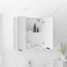 Armoire à miroir de salle de bain Blanc 64x20x67 cm 628374628374