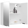 Armoire à miroir de salle de bain Blanc 64x20x67 cm 628374628374