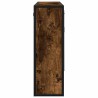 Armoire à miroir de salle de bain chêne fumé bois d’ingénierie 628375628375