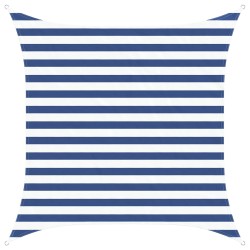 Voile d'ombre Bleu et Blanc 2 x 2 m 100 % polyester Oxford 628376628376