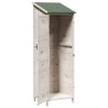 Abri de jardin Blanc 59,5 x 56 x 176,5 cm Bois de Sapin Massif 628383628383