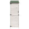 Abri de jardin Blanc 59,5 x 56 x 176,5 cm Bois de Sapin Massif 628383628383