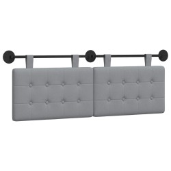 Tête de lit suspendue Gris clair Tissu 628384628384