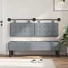 Tête de lit suspendue Gris clair Tissu 628384628384