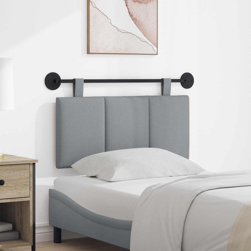 Tête de lit suspendue Gris clair Tissu 628385628385