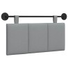 Tête de lit suspendue Gris clair Tissu 628385628385