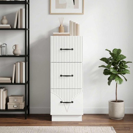 Armoire à tiroirs Blanc brillant 33 x 34,5 x 87 cm 628389628389