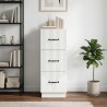 Armoire à tiroirs Blanc brillant 33 x 34,5 x 87 cm 628389628389