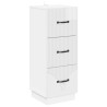 Armoire à tiroirs Blanc brillant 33 x 34,5 x 87 cm 628389628389