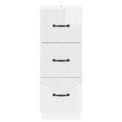 Armoire à tiroirs Blanc brillant 33 x 34,5 x 87 cm 628389628389