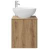 Vanité de lavabo mural Chêne artisanal 49,5 x 44,5 x 66,5 cm 628390628390