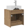 Vanité de lavabo mural Chêne artisanal 49,5 x 41 x 62,5 cm 628393628393