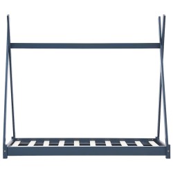 Cadre de lit d'enfant Gris Bois de pin massif 80x160 cm 628397628397