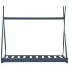 Cadre de lit d'enfant Gris Bois de pin massif 80x160 cm 628397628397
