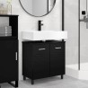 Unité de vanité de salle de bain Noir 60 x 35 x 60 cm 628408628408