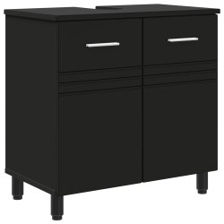 Unité de vanité de salle de bain Noir 60 x 35 x 60 cm 628408628408