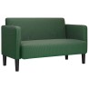 Canapé causeuse vert foncé 109 cm tissu velours côtelé 628422628422