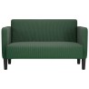 Canapé causeuse vert foncé 109 cm tissu velours côtelé 628422628422