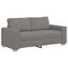 Canapé deux places gris clair 180 x 77 x 82 cm en tissu velours côtelé 628425628425