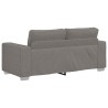 Canapé deux places gris clair 180 x 77 x 82 cm en tissu velours côtelé 628425628425
